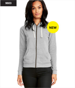 9603 Next Level - Ladies' PCH Raglan Zip Hoodie