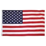 5' x 8' American Flag Printed Knitted Polyester