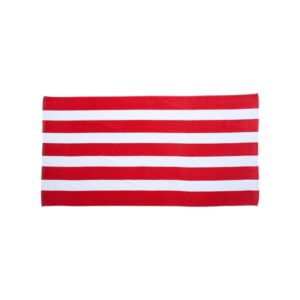 Carmel Towel Company Cabana Stripe Velour Beach Towel