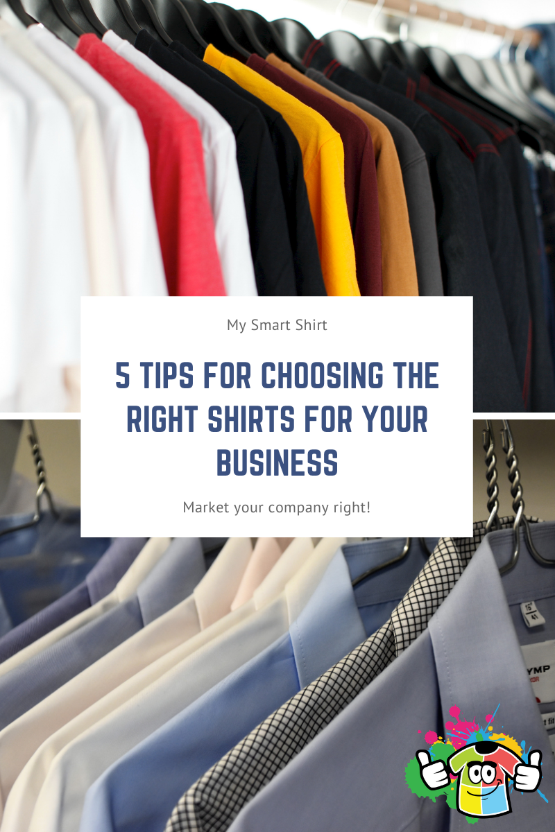 5 Tips for Choosing the right shirts for your business